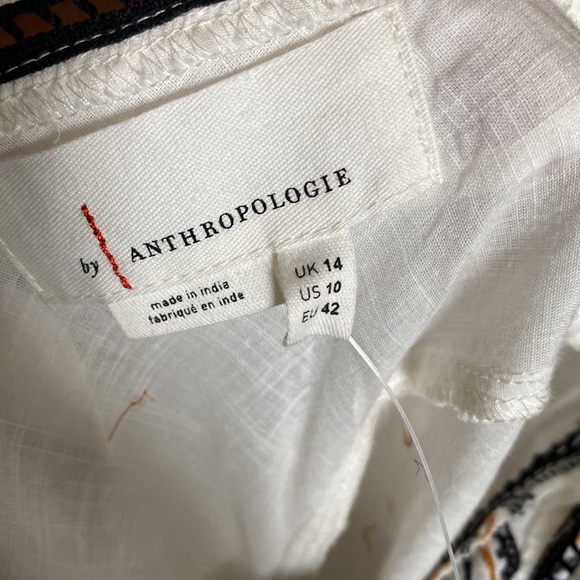 Anthropologie- sparkle embroidered top - Picture 5 of 5